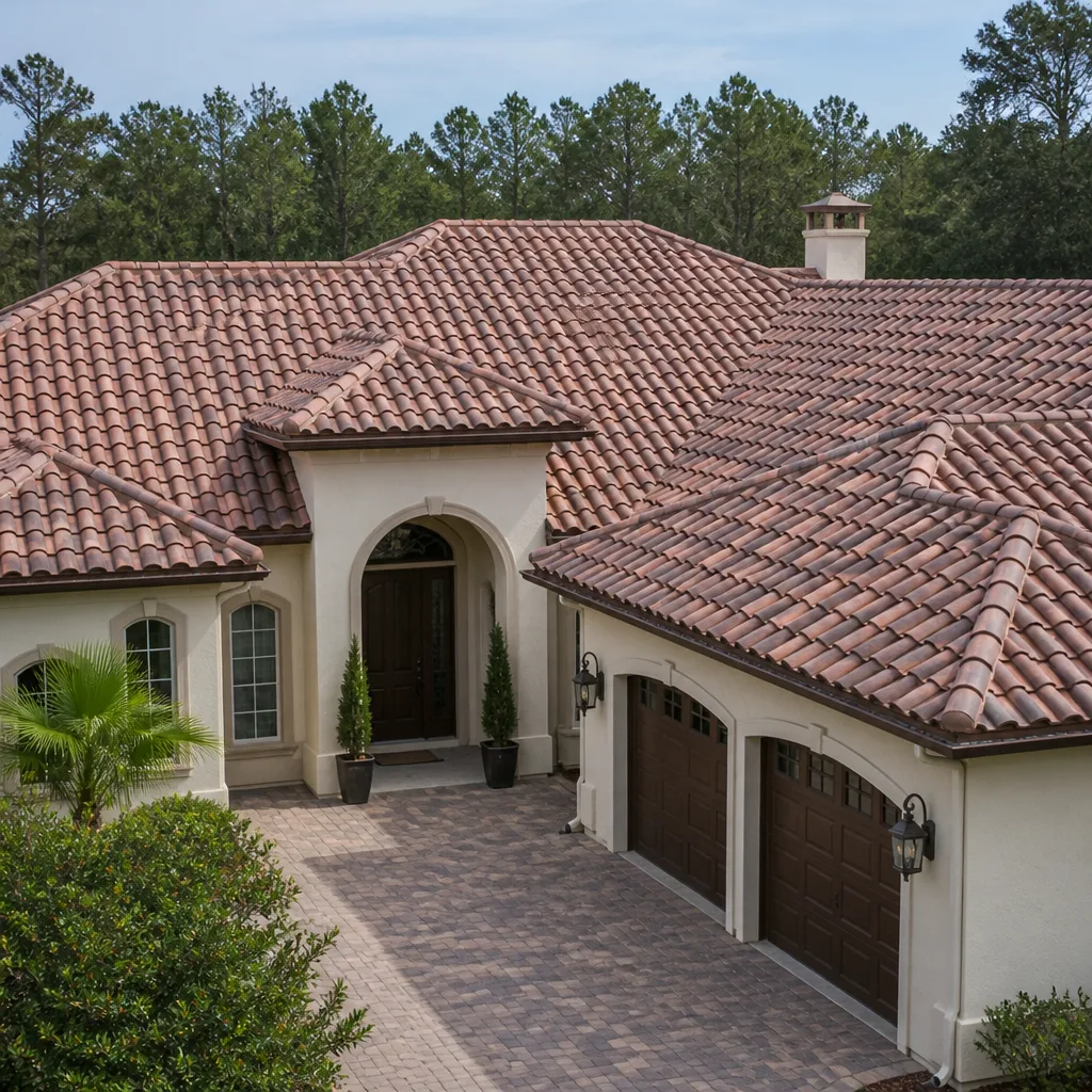 Tile roofing